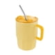 thumbnail image 2 of Paquete con 10 piezas de Taza de cerámica con tapa push y popote amarillo 12.5 x 13 x 8.9, 2 of 6