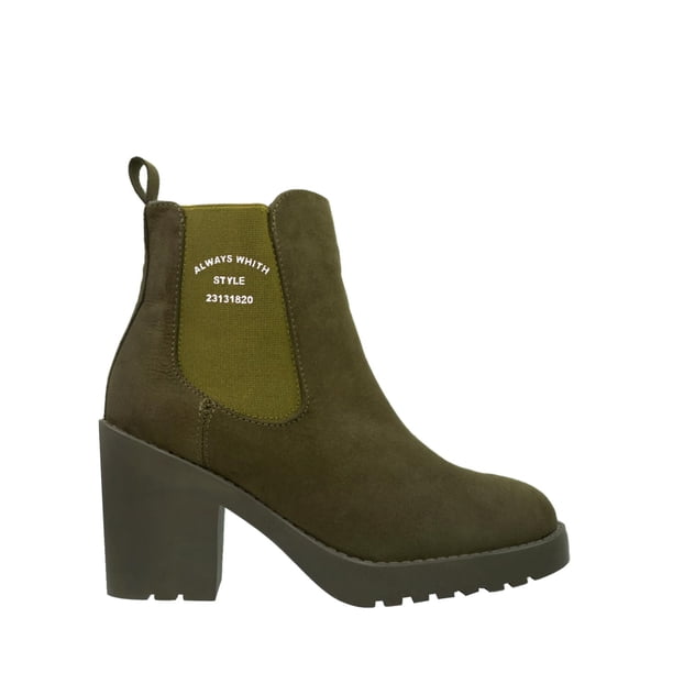 Botín Camila Color Olivo D01136336573 22.5 Dorothy Gaynor Botín Camila Color Olivo D01136336573 22.5