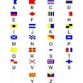 thumbnail image 2 of Nautical Alphabet Flags Photo License Plate, 2 of 2