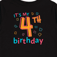 thumbnail image 4 of Inktastic It's My Fourth Birthday Boys or Girls Long Sleeve Toddler T-Shirt, 4 of 5
