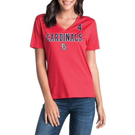 MLB St. Louis Cardinals Women's Yadier Molina Short Sleeve Player Tee