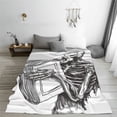thumbnail image 5 of Vsdgher Skeleton Book Lover Ultra-Soft Micro flannel Blanket Throw Blankets for Couch Sofa, Bed (4 sizes)-40"x30", 5 of 7