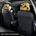 thumbnail image 3 of 2 Pce Car Headrest Cover 11×10.2in With Elastic Easy To Install Anti-Crack Stain Tear Used For Most Car Headrest Leopard_4, 3 of 8