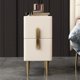 thumbnail image 4 of Nordic Style Bedroom Bedside Table Nightstand Modern Narrow Surface Self Contained Wooden Tables De Nuit Bedroom Furniture WK My Lux Decor Round, 4 of 21