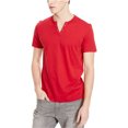 thumbnail image 1 of Kenneth Cole - Camiseta henley con ojales para hombre, color rojo, XXL, 1 of 1