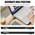 thumbnail image 4 of IC ICLOVER for MacBook Neo 13 inch A3404 (2026), Snap on Hard Shell & Keyboard Cover & Screen Film for MacBook Neo 13" with A18 Pro Chip, Black, 4 of 8