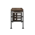 thumbnail image 3 of Newboti Furniture Endang Weathered Oak & Black Finish Writing Desk BN.0683, 3 of 10