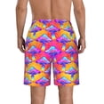 thumbnail image 3 of Naloa Magic Mushrooms Men's Beach Shorts, Surfing shorts, Swim trunks, Quick Dry Swim Trunks for Surfing Beach Fun - 3X-Large, 3 of 9