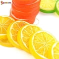 thumbnail image 3 of Spencer 10Pcs Simulation Lemon Slice Plastic Fake Artificial Fruit Lifelike Model for Home Party Decoration "Yellow", 3 of 8