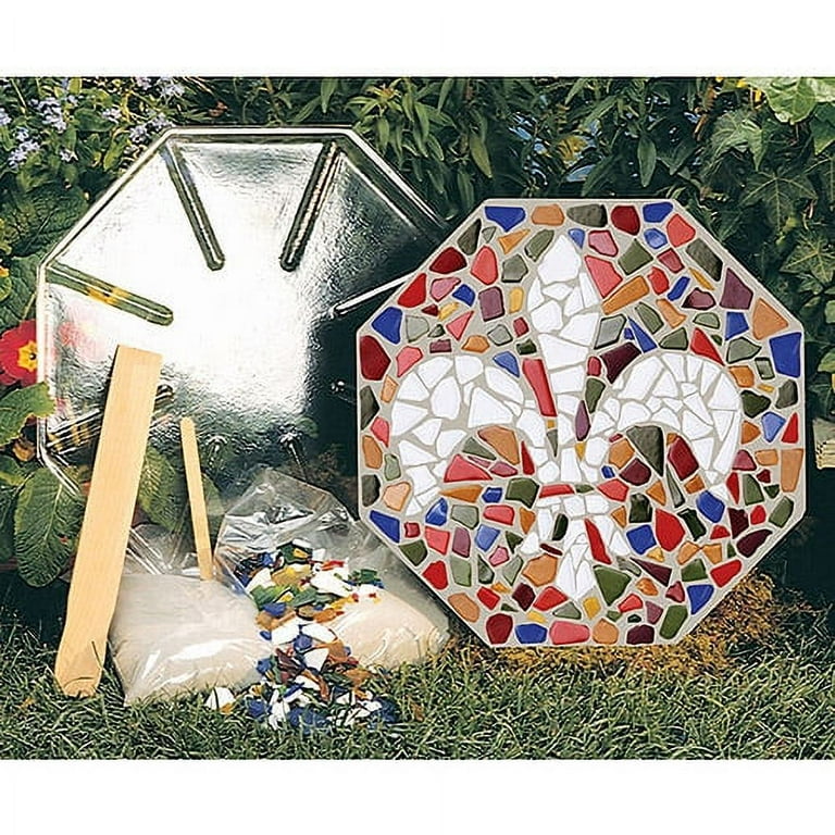 Vacation Kids Craft Milestones Inspiration Stained Glass Mosaic Stepping  Stone K - arts & crafts - by owner - sale 