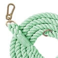 thumbnail image 2 of Handcrafted Dog Leash Multifunctional Double Head Braiding Dog Training Leash with Gold Accessories for Running, 2 of 5