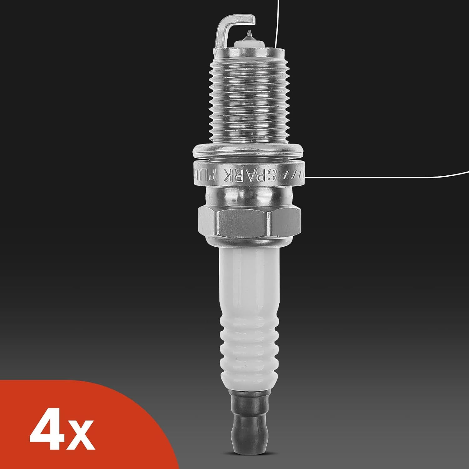 A-Premium Set of 4 Ignition Coil Pack and Iridium Spark Plugs Compatible with Audi A4 A5 A6 A7 A8 Quattro Q5 Q7 R8 S4 S5 S6 S8 Porsche Cayenne Panamera Volkswagen