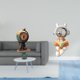 thumbnail image 2 of Figura de escritorio,Reloj de mesa con figura de globo terráqueo,decoración para oficina y hogar,Estatua de astronauta,Estatua de astronauta,figura espacial,adorno,Figura decorativa de resina, 2 of 8