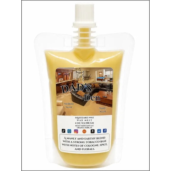 Dad’s Den Squeezable Wax Melt (4Ounces)