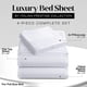 thumbnail image 2 of Striped Bed Sheet Set 1800 Luxury Soft Microfiber Deep Pocket 4-Piece Bedding Set - Wrinkle, Stain, Fade Resistant - White Full, 2 of 4