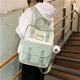 thumbnail image 3 of Mochila estética Linda mochila Kawaii para mochila escolar Linda estética (verde claro) ER, 3 of 7