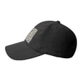 thumbnail image 3 of Baseball Cap Bent Eaves Design 6 Piece Cap Body Breathable Not Hot Plastic Cap Drag For Daily Travel Vacation Leopard Print Pattern White And Black_2 Black, 3 of 8
