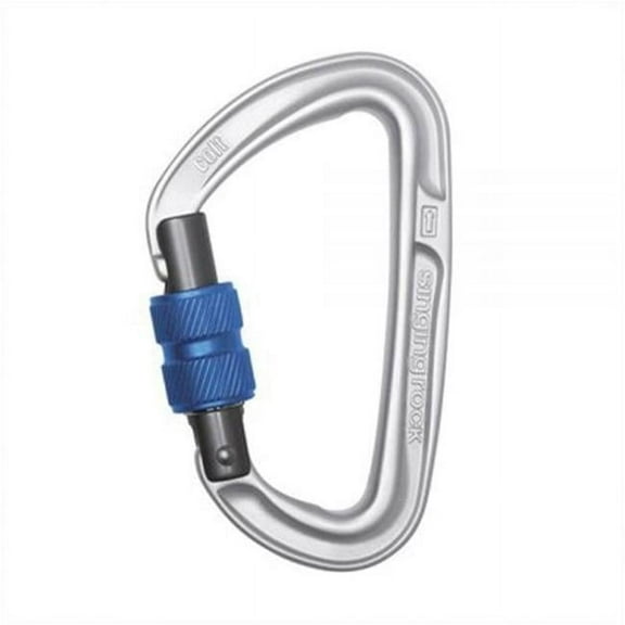 Singing Rock Colt Locking Carabiner, Anodized
