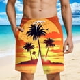 thumbnail image 7 of Mceream Mens Swim Trunks with Compression Liner 2 in 1 Board Shorts with Pockets Drawsting Funny Quick Dry Beachwear Sports Running Swim Board Hawaiian Shorts Mesh Lining Multicolor XXL, 7 of 7