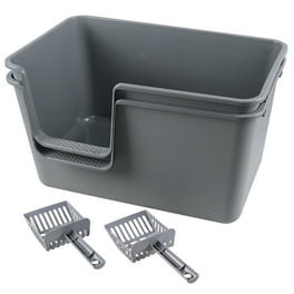 Covered kitty litter box walmart hot sale