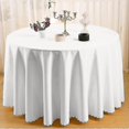thumbnail image 1 of 1 mantel redondo blanco para bodas, eventos, banquetes, hoteles, poliéster liso (280 x 280 cm), 1 of 5