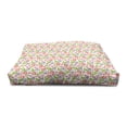 thumbnail image 4 of Floral Pet House, Coming of the Spring Themed Vibrant Colorful Plant Pattern Romantic Bouquet Design, Outdoor & Indoor Portable Dog Kennel with Pillow and Cover, 5 Sizes, Multicolor, by Ambesonne, 4 of 5