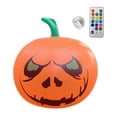 thumbnail image 1 of Leutsin Halloween Pumpkin Inflatable 16 Inch Luminous Color Changing Party Decoration, 1 of 1