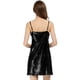 thumbnail image 5 of Mini Vestidos De Lentejuelas Brillantes Con CorrAjustable PaFiesDe Disfraces De Halloween PaMujer Negro S, 5 of 6