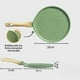 thumbnail image 4 of Sartén para crepes antiadherente, sartén plana para panqueques de 7 pulgadas, compatible con inducción, 4 of 7