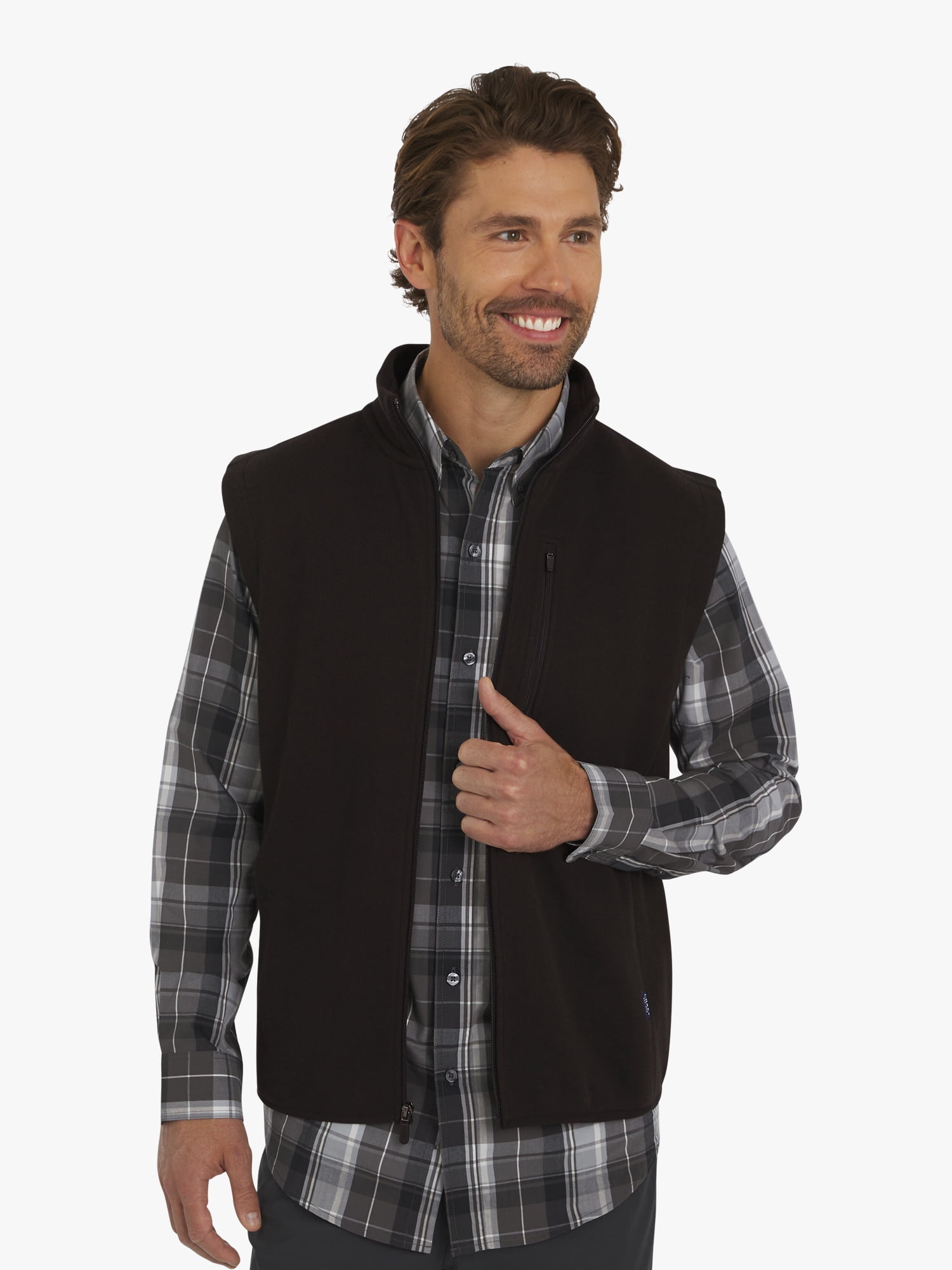 Chaps Men's & Big Men's Norwell Sweater Fleece Vest, Sizes S-3XL