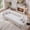 White, variant on 98.4'' White Corduroy Boneless 3-Seater Floor Sofa, Cloud Soft Upholstered Deep Seat Couch, Assembly-Free Cream Style Sofa with 2 Pillows for Apartment Small Spaces