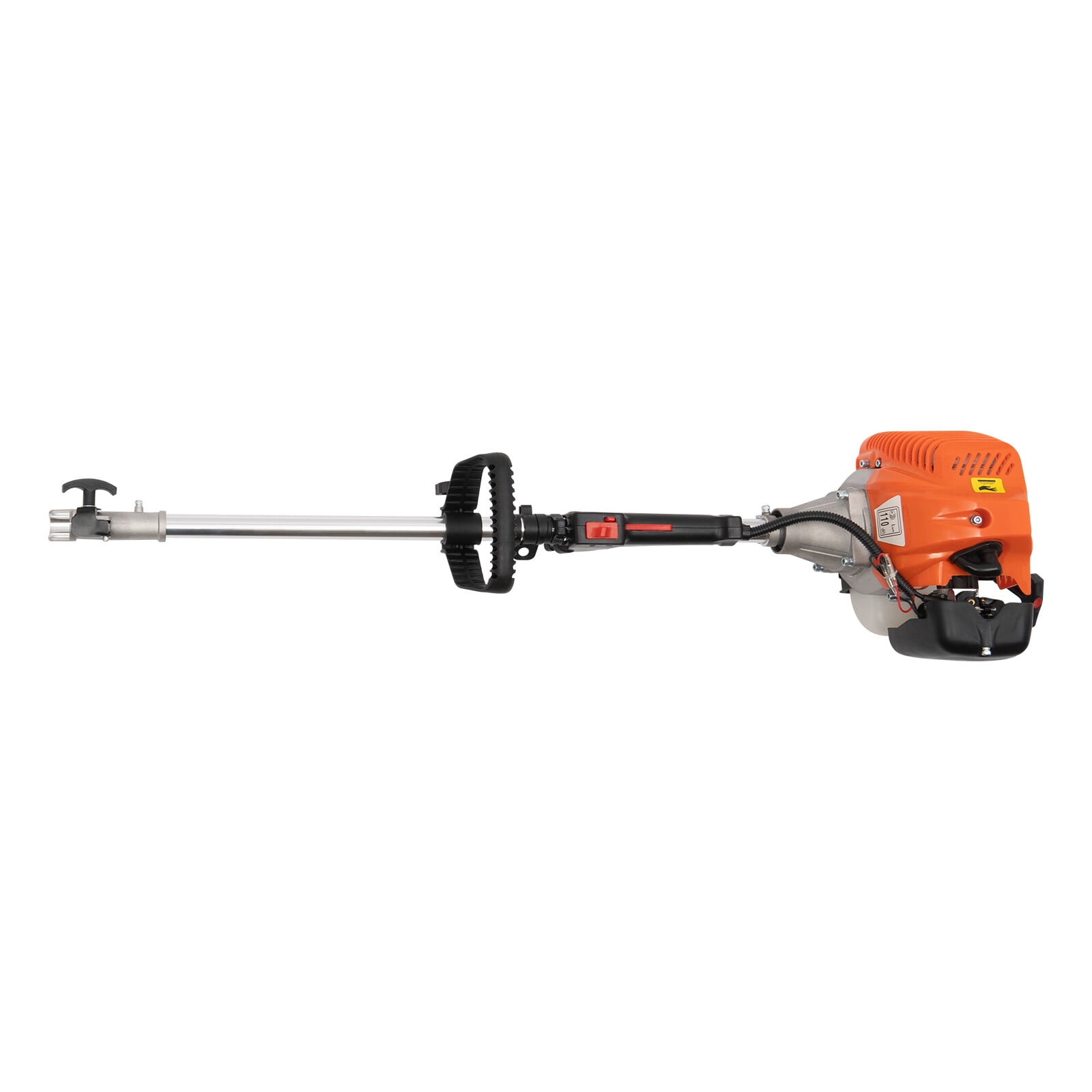 33CC Weed Wacker Eater Gas Powered, 2-Cycle 5.74FT String Trimmer/Edger with Two Blade Heads, Lawn Mower Hedge Trimmer with Rubber Handle & Shoulder Strap