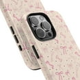 thumbnail image 3 of Cases Cover, Ribbon Whimsy Tough Phone Case – Dual-Layer Pink Bow Pattern for iPhone 16 Pro Max, 16 Plus, 15, 14, 13, 12, 11, X, Samsung Galaxy S25, S24, S23, S22, 3 of 5
