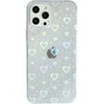 thumbnail image 6 of Love Heart Laser Bling Glitter Clear Soft Compatible with iPhone Case for Women Girls (Clear,iPhone 14 Pro Max), 6 of 10