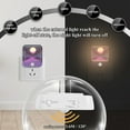 thumbnail image 4 of Yayeee 2-Pack Plug in LED Night Lights with Light Sensors Motion Detectors, Black Neon Road, 4 of 7