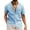 Blue, variant on Mens Solid Short Sleeve Button Shirt White S