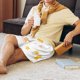 thumbnail image 5 of Balery Funny Chicken Pantalones cortos de pijama de punto de algodón para hombre con cinturilla y bolsillos-4X-Large, 5 of 6