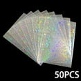 thumbnail image 3 of 50 piezas de transparentes y para tarjetas coleccionables, 62x90mm, funda protectora para tarjetas coleccionables, tarjetas fotográficas, Protector holográfico, Estrella Sunnimix Fundas para tarjetas, 3 of 8