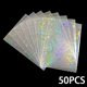 thumbnail image 3 of Cubierta protectora de lámina holográfica transparente de 50 piezas Zulema Fundas para tarjetas, 3 of 8