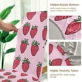 thumbnail image 5 of Yayeee 4 Pack Dining Chair Covers Stretch Parson Chairs Slipcovers Seat Protector, Cartoon Strawberry, 5 of 6