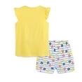 thumbnail image 5 of Vacation Outfits 6-7 Years Summer Clothes for Girls Sleeveless T Shirt and Shorts Loungewear Cartoon T Shirt and Short Pants 4th of July Ice Cream Clothes Fashion Outfit, 5 of 6