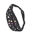 thumbnail image 4 of MasteelfCA 1pc 3D Printing Zipper Bag Adjustable Starry Sky Pattern Waist Bag Fanny Packs Bum Bag, 4 of 7