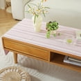 thumbnail image 3 of WCHUANG Coffee Table Cloth, Table Cover with Pockets and Tassel, Cotton Linen Rectangle Tablecloths Washer Dryer Fridge Top Dust Cover, 3 of 5