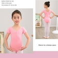 thumbnail image 6 of GYRATEDREAM Girls Short Sleeve Ballet Leotard Dance Leotard Team Basic Ballet Dance Leotard for Toddler Ballet Outfit 2-16 Years, 6 of 9