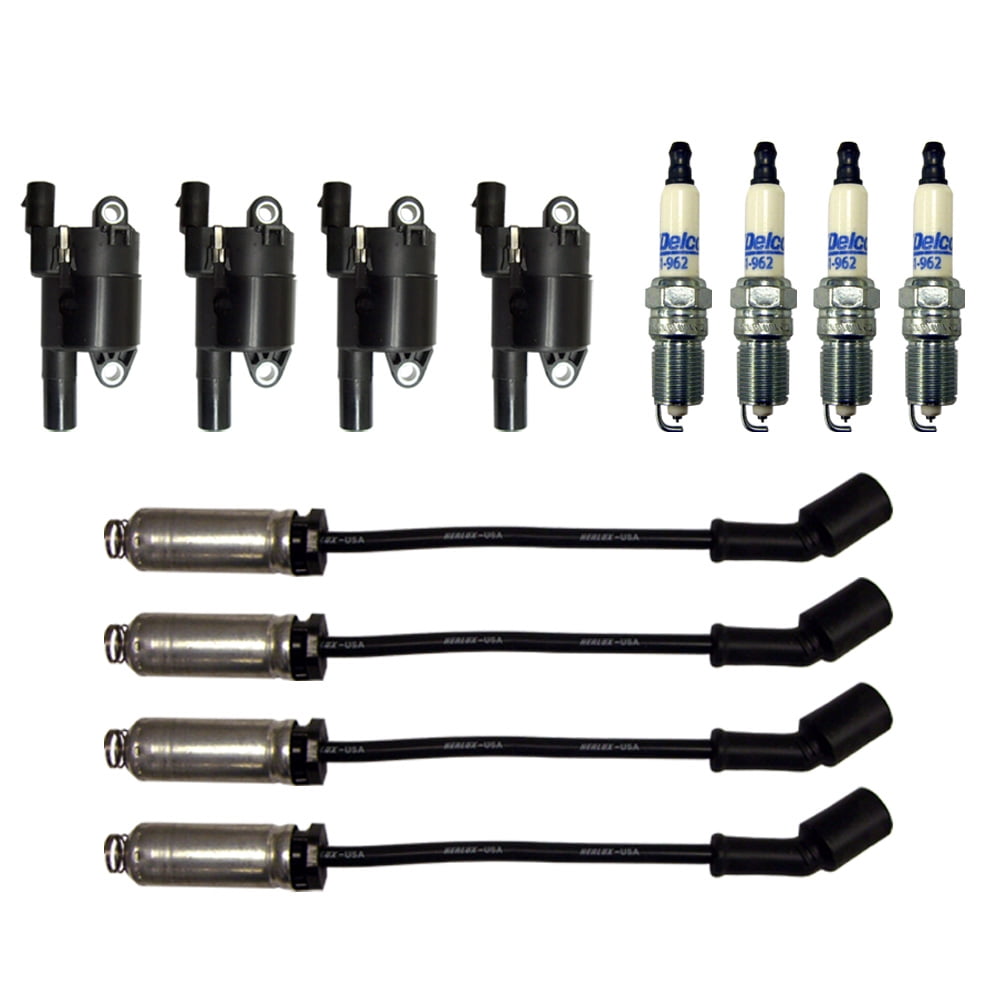 4 ADP Ignition Coils + 4 ACDelco Spark Plugs + 4 Herlux Spark Plug