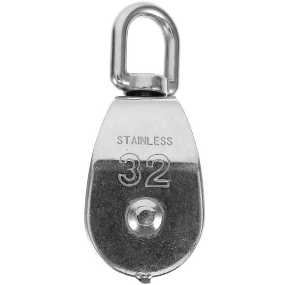 REOFLYUP Pull Down Pulley System for Lifting in Silver Stainless Steel 1Set