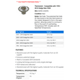 thumbnail image 2 of Thermostat - Compatible with 1998 - 2010 Dodge Ram 3500 1999 2000 2001 2002 2003 2004 2005 2006 2007 2008 2009, 2 of 2
