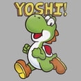 thumbnail image 2 of Men's Nintendo Running Yoshi  Graphic T-Shirt, 2 of 5