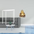 thumbnail image 2 of Mesita de noche de acrílico,Mesa auxiliar de acrílico transparente Mesa auxiliar transparente en capas,Mesa pequeña de acrílico,mesita de noche pequeña,compacta,Estatua de Buda,Figuras de, 2 of 8