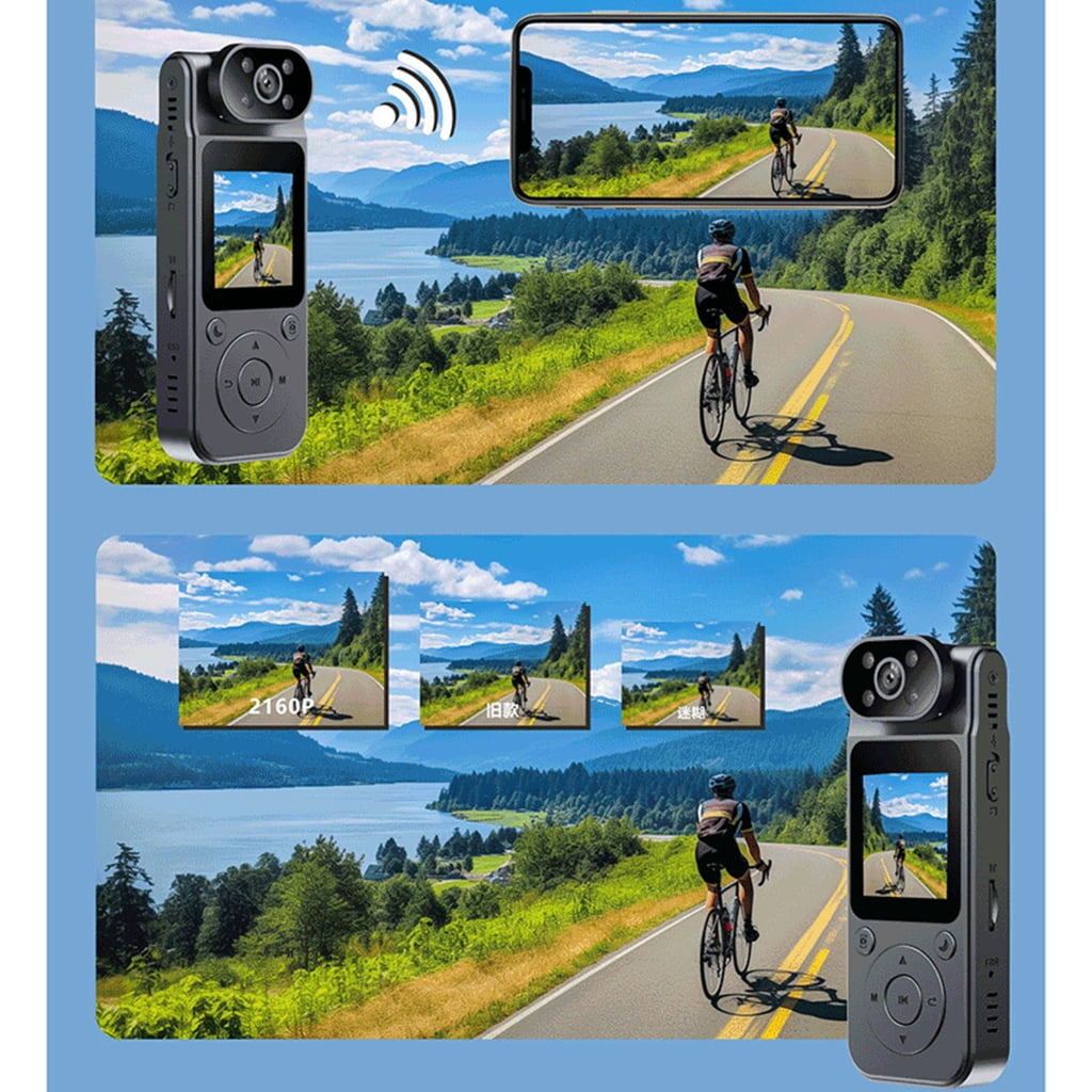 JZROCKER L19 Body Camera with 1080P Video, Magnetic Backing 1000mAh Battery Easy to Use